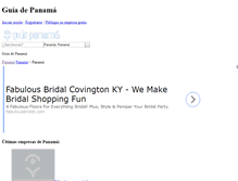 Tablet Screenshot of guia-panama.guiapanama.com.pa